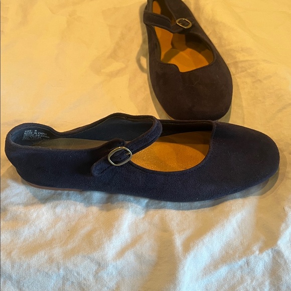 Doen for Gap Dark Blue Mary Jane Flats - Picture 3 of 6